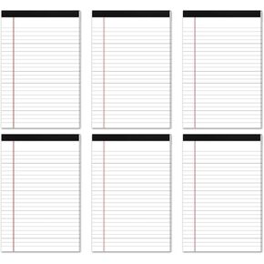 Legal Pads 8.5 x 11, Pack of 12, Note Pads 8.5 x 11 Notepad 8.5 x 11 Wide Ruled Writing Pads for Home, School, Office Use, Premium Thick 21lb Letter Size Paper Legal Notepads, 50 Sheets per Notebook