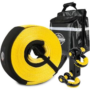 مجموعة ZESUPER للاسترداد على الطرق الوعرة، حزام سحب + أغلال على شكل حرف D + كتلة خطف 8 طن + جهاز استقبال وصلة القيد + قفل وصلة المقطورة + بقاء قابل للطي + مجرفة ترطيب الونش + نافخ الإطارات in Kuwait