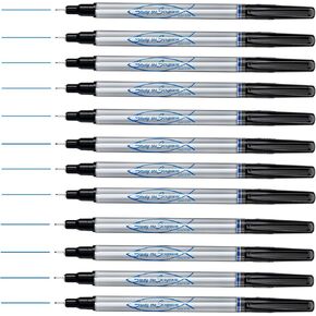 جي تي. قلم الكتاب المقدس من لوسكومب، دراسة الكتاب المقدس، قلم تحديد دائم، طرف لباد فائق الدقة 0.4 مم، أسطوانة مع غطاء، حبر أزرق، عبوة من 12 قطعة in Kuwait