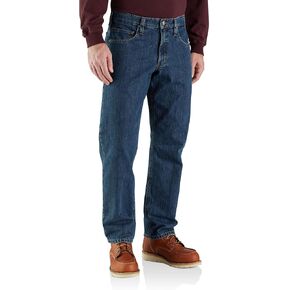 Carhartt Men's Relaxed Fit Flannel-Lined 5-Pocket Jean