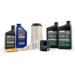 Polaris Service Kit for Sportsman 570, 850, X2 570, 6x6 Models and More, Includes Demand Drive Fluid, AGL Fluid, PS-4 5W-50 Full Synthetic Oil, 1 Air Filter, 1 Oil Filter, 1 Spark Plug - 2830549