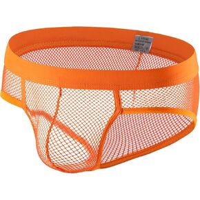 Men's See through Mesh Frenchie Brief Underwear