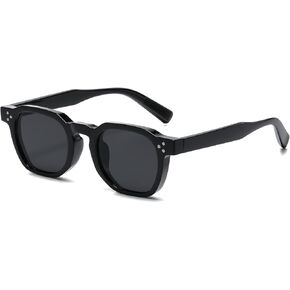 Vintage Small Square Sunglasses for Women Men Classic Polygonal Sun Glasses Fashion Shades UV400 Protection