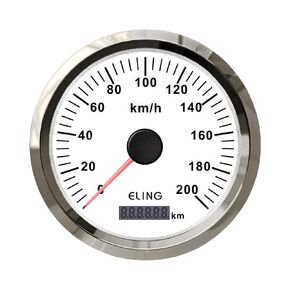 ELING 110 مللي متر نظام تحديد المواقع عداد السرعة عداد المسافات مجموعة قياس 0-200 كم/ساعة لشاحنة السيارات مقطورة سيارة يخت مع الخلفية 12 فولت 24 فولت