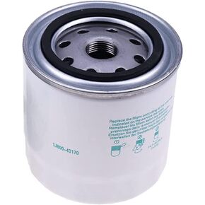 Solarhome Engine Fuel Filter 1J800-43170 1J800-43172 Compatible with Kubota Engine KX040-4 L3301DT L3301F L3560DT L3901DT L3901F L4060DT L47 L4701DT L4701H L6060HST M6060HD M62 M7060HD MX4800 MX5800