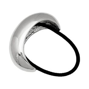RPZL Women's glossy Arch Pony Bella Cuff (Silver, Single)