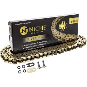 NICHE Gold 530 X-Ring Chain 116 Links With Connecting Master Link