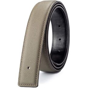 Men Genuine Leather Replacement Belt without Buckle 1.5"(38mm) Wide