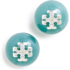 أقراط Tory Burch النسائية ذات الشعار الراتنجي in Kuwait