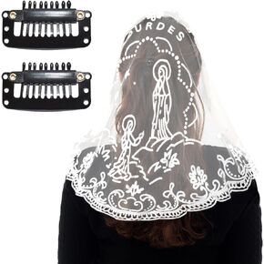 حجاب الكنيسة الكاثوليكية مانتيلا، مانتيلا لنساء الكنيسة، حجاب الكنيسة (أبيض 1) in Kuwait