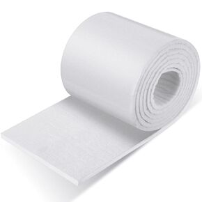 Jecery 1/4" x 6" x 2.5 Yard Adhesive Felt Padding Felt Adhesive Felt Roll Orthopedic Part for Wound Cushioning, 1 Roll (Beige)