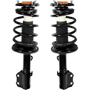 Front Struts w/Coil Spring Assemblies Compatible with 2003-2008 Toyota Matrix Pontiac Vibe (Set of 2) Replacement #172117 172116