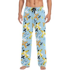 Pajama Pants Men Sleepwear Lounge Pants Pjs Bottoms with Pockets