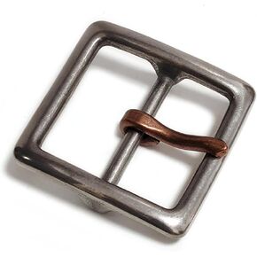 Plate Buckle Solid Alloy Vintage Style Belt Buckle 1 1/2" 38mm For Leather Belt With Gift Box in Kuwait
