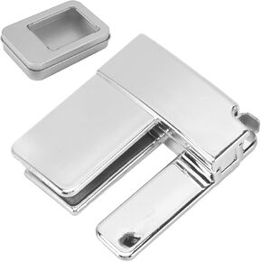 LiebeWH Skinny Clip Waistband Tightener ABS Pants Waist Adjustment Buckle for Skirts Shorts Belt Buckle Clip (Silver)