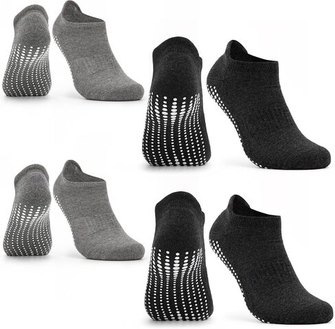 Women Pilates Grip Socks 2-4 Pack (Model: Mady), Yoga Grip Socks in Saudi Arabia