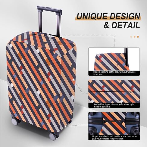 Travel Luggage Cover Suitcase Protector Scratch-Resistant Fit 19-31 Inch Suitcase, Not Included Suitcase (F-S-002, XL(28-29 inch)) in Saudi Arabia