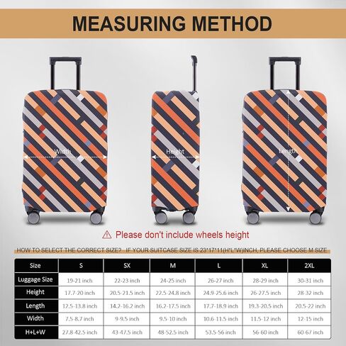 Travel Luggage Cover Suitcase Protector Scratch-Resistant Fit 19-31 Inch Suitcase, Not Included Suitcase (F-S-002, XL(28-29 inch)) in Saudi Arabia