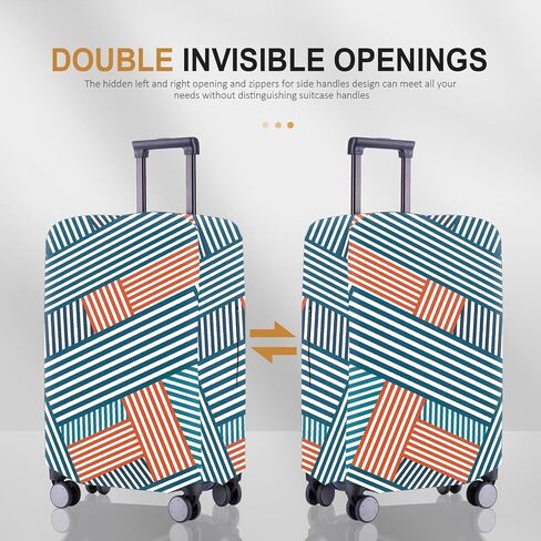 Travel Luggage Cover Suitcase Protector Scratch-Resistant Fit 19-31 Inch Suitcase, Not Included Suitcase (F-S-002, XL(28-29 inch)) in Saudi Arabia
