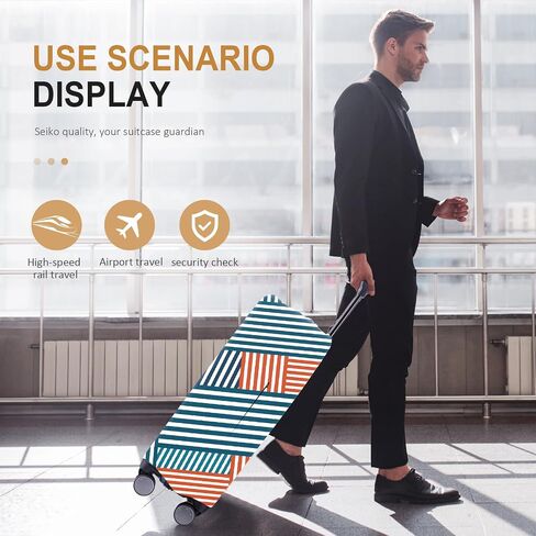 Travel Luggage Cover Suitcase Protector Scratch-Resistant Fit 19-31 Inch Suitcase, Not Included Suitcase (F-S-002, XL(28-29 inch)) in Saudi Arabia