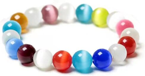 Fuqimanman2020 Healing Natural Stone Stretch Bracelet Strand Chakra Crystal Beaded Energy Reiki Spirituality for Women Conservancy Meditation Protection Jewelry in Saudi Arabia