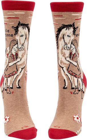 Blue Q Women's Novelty Crew Socks - (Womens Size 5-10) in Saudi Arabia