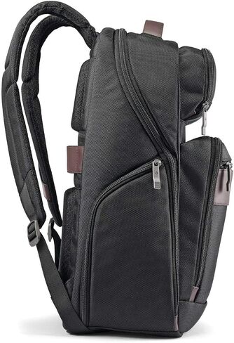 Samsonite Kombi Business Backpack, Black/Brown, 17.5 x 12 x 7-Inch in Saudi Arabia