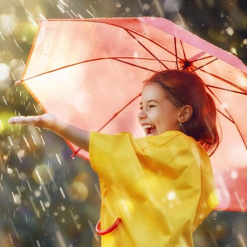 Iconikal Children's Rain Poncho, Yellow in Saudi Arabia