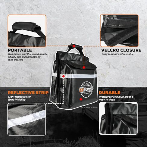 مجموعة ZESUPER للاسترداد على الطرق الوعرة، حزام سحب + أغلال على شكل حرف D + كتلة خطف 8 طن + جهاز استقبال وصلة القيد + قفل وصلة المقطورة + بقاء قابل للطي + مجرفة ترطيب الونش + نافخ الإطارات in Kuwait