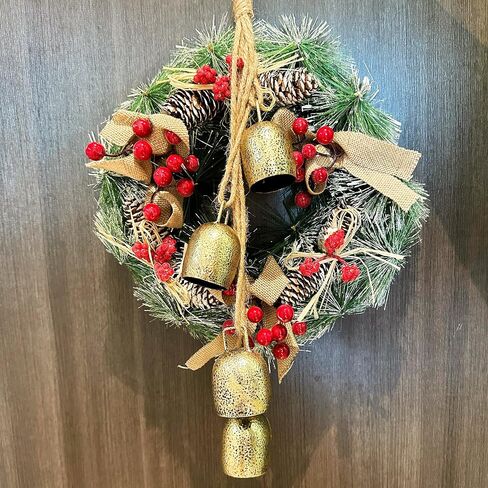 Vintage Rustic Metal Harmony Large Cow Bells Jingle Christmas Tree Decor Decorative Wall Hanging décor Home Decor Gifts Christmas Bells, Gifts for mom in Saudi Arabia