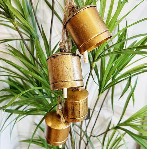 Vintage Rustic Metal Harmony Large Cow Bells Jingle Christmas Tree Decor Decorative Wall Hanging décor Home Decor Gifts Christmas Bells, Gifts for mom in Saudi Arabia