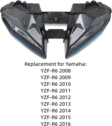 LABLT دراجة نارية الجبهة العلوي كشافات استبدال لياماها YZF R6 YZFR6 2008-2016 in Saudi Arabia