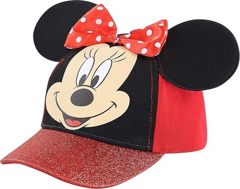 Disney Baseball Cap, Minnie Mouse Ears Adjustable Toddler Or Girl Hats for Kids in Saudi Arabia