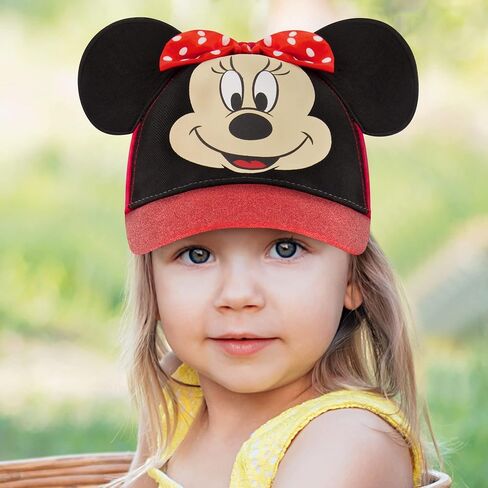 Disney Baseball Cap, Minnie Mouse Ears Adjustable Toddler Or Girl Hats for Kids in Saudi Arabia