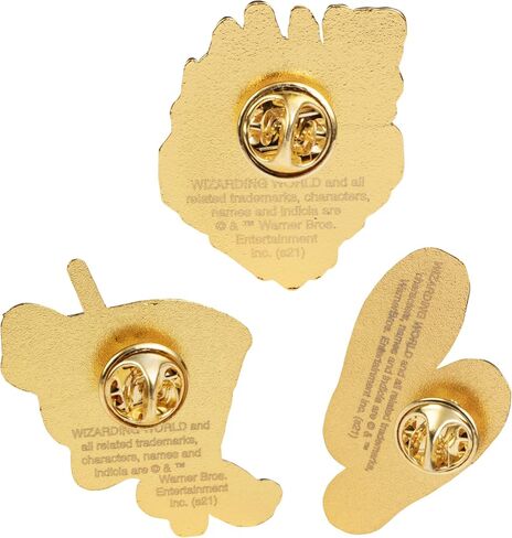 Harry Potter Enamel Pins, Set of 3 - Collectible Metal Pin Button Accessory - Officially Licensed - Gift for Kids, Boys, Girls & Teens in Saudi Arabia