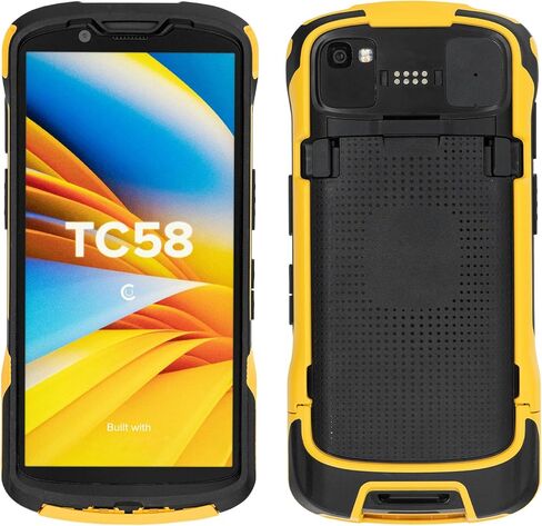 جراب واقٍ TC53 غطاء متين لجهاز Zebra رمز TC53 TC58 ماسح الباركود للكمبيوتر المحمول، ممتص الصدمات القوي من مادة TPU باللونين الأسود والأصفر in Kuwait