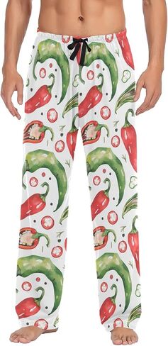Pajama Pants Men Sleepwear Lounge Pants Pjs Bottoms with Pockets in Saudi Arabia