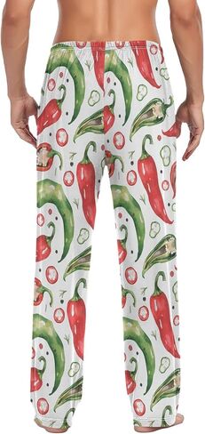 Pajama Pants Men Sleepwear Lounge Pants Pjs Bottoms with Pockets in Saudi Arabia