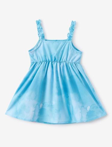 Disney Lilo & Stitch Toddler Girls Dress Sleeveless Flowy Casual Sundress for Birthday Party in Saudi Arabia