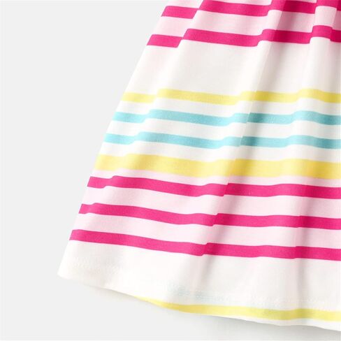PATPAT Care Bears Girl Strap Dress Girl A Line Sundress Striped Cami Dress for Infant to Toddler in Saudi Arabia