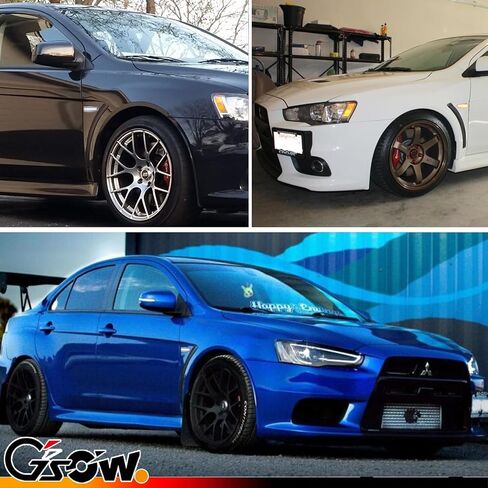 Upgraded 2 PCS Sequential Switchback Front LED Side Marker Lights for Mitsubishi Lancer Evo X Mirage Outlander Sport, Smoked Lens Amber Color Side Fender Marker Lamps in Kuwait