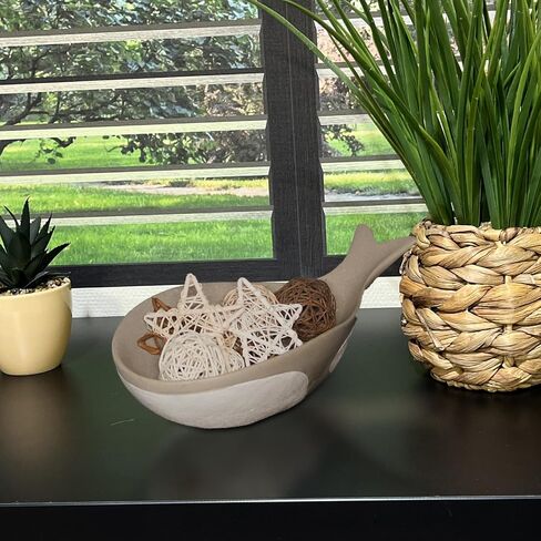 Centerpiece Table Decorations Decorative Bowl - Resin Whale Candy Keys Storage Bowl, Modern Style Art Storage Bowl for Living Room Table Decor 12.25 X 7 X 3.5 Inch in Saudi Arabia