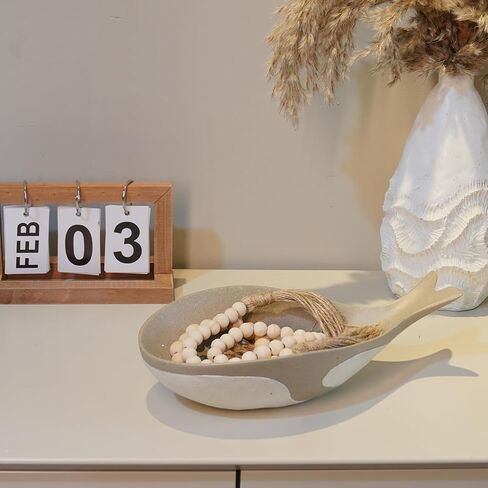 Centerpiece Table Decorations Decorative Bowl - Resin Whale Candy Keys Storage Bowl, Modern Style Art Storage Bowl for Living Room Table Decor 12.25 X 7 X 3.5 Inch in Saudi Arabia