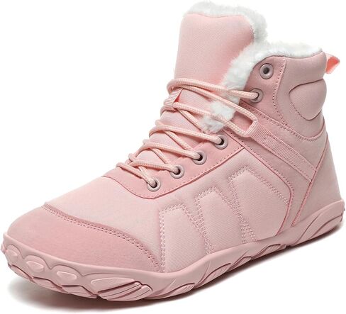 Mens Womens Snow Boots Winter Barefoot Shoes Warm Fur Lined Short Ankle Booties Outdoor Anti-Slip Wide Toe Box Walking Winter Shoes in Saudi Arabia