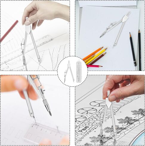 بوصلات للهندسة البوصلة لرسم الرياضيات البوصلة أداة الرسم البوصلة الهندسة المعدنية البوصلة مجموعة رسم البوصلة مجموعة قلم رصاص البوصلة صياغة البوصلة للوازم المكتبية والنجارة in Kuwait