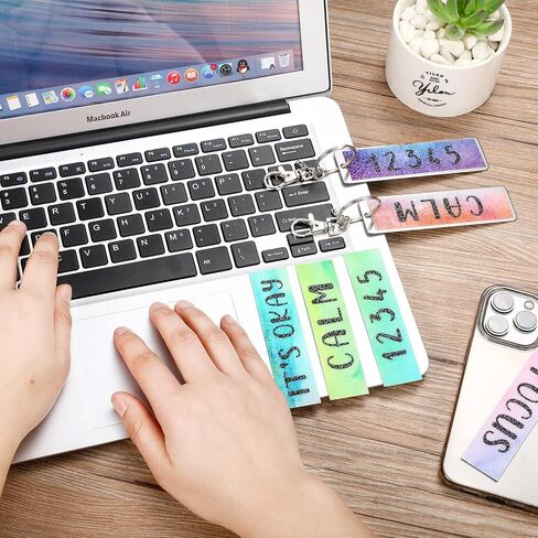 40 قطعة من الملصقات الحسية للقلق مع 5 قطع من ملصقات الهدوء المزخرفة لسلسلة المفاتيح وملصقات حسية لاصقة مضادة للتوتر وشرائط حسية للبالغين والمراهقين والأطفال in Kuwait