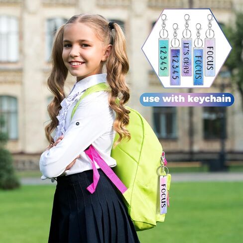 40 قطعة من الملصقات الحسية للقلق مع 5 قطع من ملصقات الهدوء المزخرفة لسلسلة المفاتيح وملصقات حسية لاصقة مضادة للتوتر وشرائط حسية للبالغين والمراهقين والأطفال in Kuwait