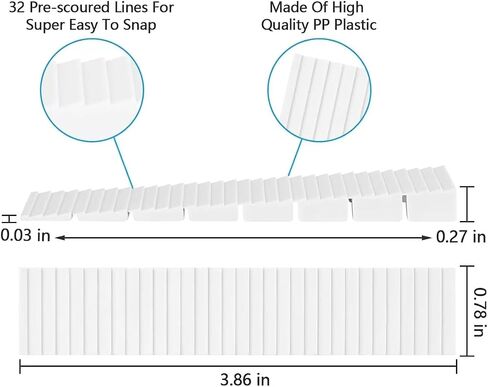 Composite Shims for Indoor/Outdoor Use, 16 Pack Heavy Duty Never Rot Plastic Wedge Shims for Leveling, DIY Furniture Levelers for Home Improvement, Table, Furniture, Doors, Windows, Sheds, Toilet in Saudi Arabia