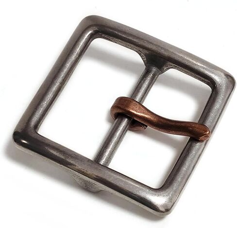 Plate Buckle Solid Alloy Vintage Style Belt Buckle 1 1/2" 38mm For Leather Belt With Gift Box in Kuwait
