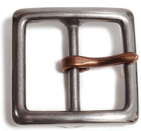 Plate Buckle Solid Alloy Vintage Style Belt Buckle 1 1/2" 38mm For Leather Belt With Gift Box in Kuwait